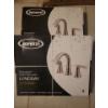 Image 5 : New 5 Piece Walnut Vanity w/ Quartz Top 60x35 CANVT2534 (2) CANF1234 (1) w/ Jacuzzi 0749690 Faucets