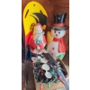 Image 1 : - Holiday Santa 34 T, Snowman 40 T, Pelican Dragon Flight Snow Slider, Outdoor Lights 