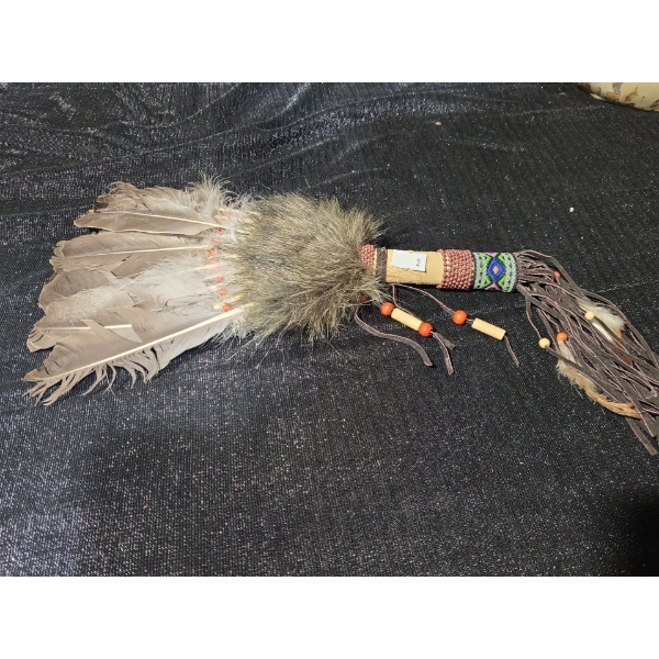 Indigenous Feather Fan