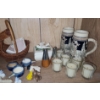 Image 3 : Baskets, Beer Steins, Candles, Ceramic Tea Set and more