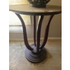 Image 2 : Circular Side Table 20 Diameter Top, 26 T, Vase 22 T, and Sheraton Style Table 18 W, 13 D, 19 T