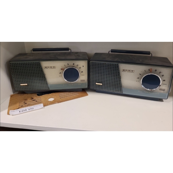 Pair of Sony Transistor Radio's Model TR-712