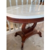 Image 3 : Beautiful Marble Top Mahogany Table 31x22x28