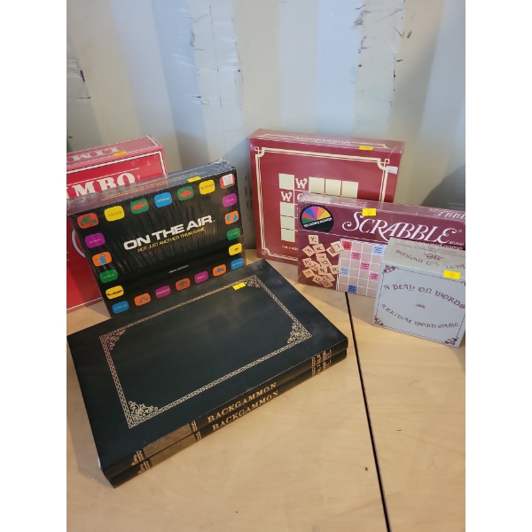 New Board Game Collection - Scrabble Backgammon Limbo & More