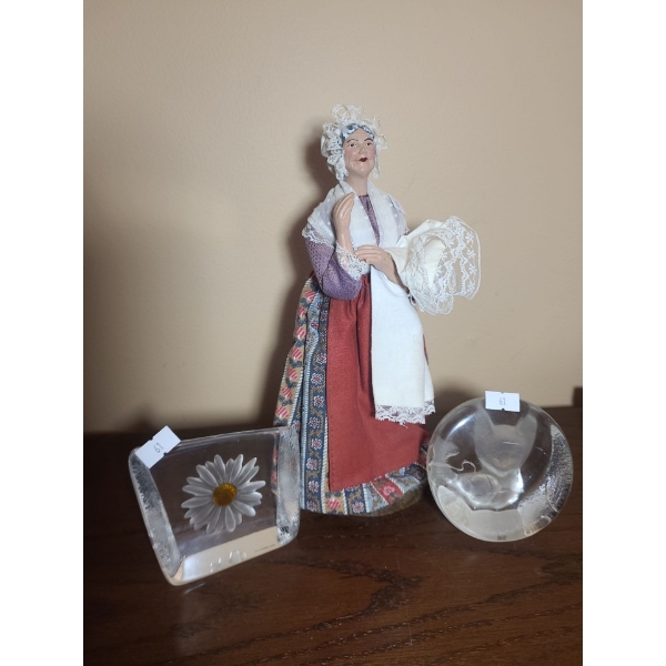 Mats Johansson Daisy 4 W, 3.5 T and Kitten 4 T (No Sticker), Santons Doll 10.5 T
