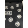 Image 3 : 2010 Vancouver Olympics Sterling Silver Coins and Wafer Set 102.36g 92.5% Silver