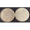 Image 1 : 1943 & 64 Silver Canadian Half Dollars