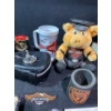 Image 5 : Harley Davidson Collection Incl. Pocketwatch, Small Models, Ashtray, Cards, and Much More 