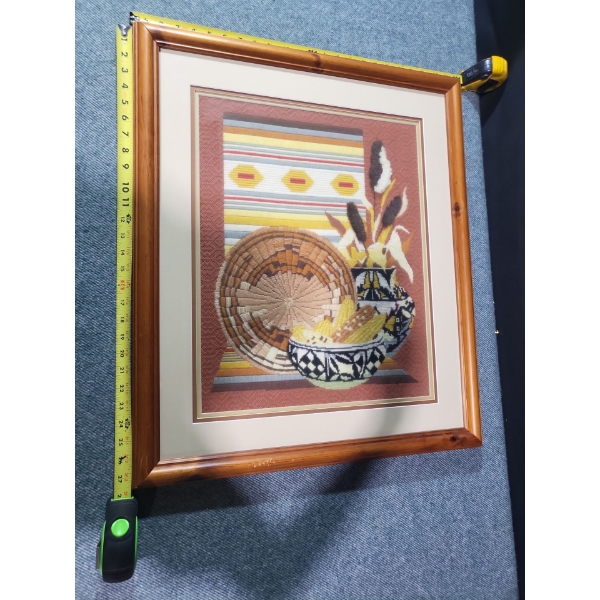 Cross Stitch Baskets & Vases(24.5'/20.5' Inches Before Frame)