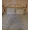 Image 3 : Double Size Brass Headboard 59 W, 49 T (Bedding/ Mattress/ Rails also Included)