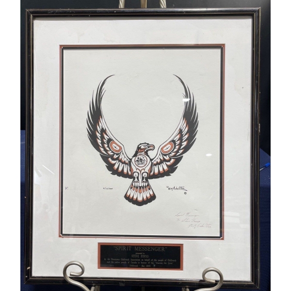 G.W.M. Echo Otter Spirit Messenger Print 11Wx23H