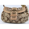 Image 2 : Coach Signature Canvas and Leather Buckle Hobo Bag