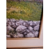 Image 2 : Mo' Shea Oil On Board Cobble Stone Cottage Art 24x19