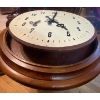 Image 4 : Oak Churchill Clock Side Table - Very Unusual 27D 21T