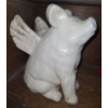 Image 1 : Ceramic Pig w/ Wings 11 T 