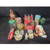 Image 1 : Leather Holder 8 T,  Coca Cola Bottles, Looney Tunes Tin 4.5" Base, 6.5 T, Esso Plush 9 T and More!