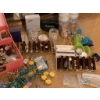 Image 4 : Vintage Costume Jewelry Lot with Pink Jewelry Box and Various Accessories