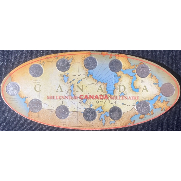 1999 Canadian Quarters