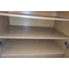 Image 5 : Clothing MDF Armoire with Frosted Doors X2, Clothing Bar and Shelf Inside 32 1/2 w, 71 h, 20 1/2 d 