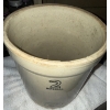 Image 2 :  2 Imperial Gallon Stoneware Crock By Medalta Potteries in Medicine Hat, Alta