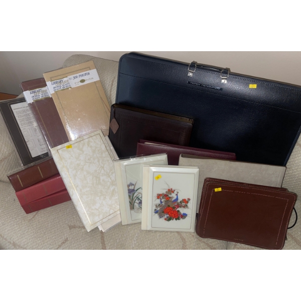 Photo Portfolio w/ New Photo Albums & High End Scrap Booking Album