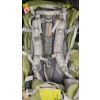 Image 2 : Three Bags: Red Suitcase, Brown Duffel Bag, and Green/Gray Hiking Backpack