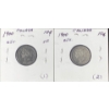 Image 4 : 1900 Canadian Dimes 92.5% Silver 2.33 Grams Each