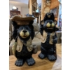 Image 1 : Two Bear sculptures 21” height