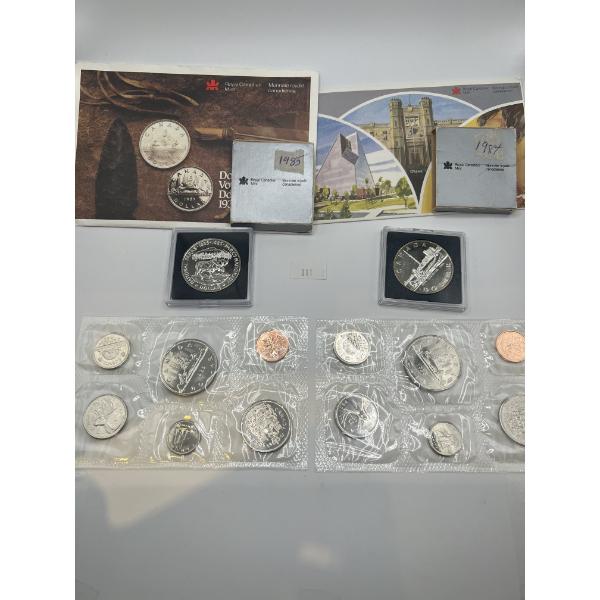 1985/1984 Silver Dollars and Coin Sets