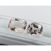 Image 2 : $7,305 Appraisal - 9.74 ct Cert. Morganite Gemstone Pair