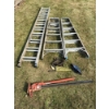 Image 1 : 12’ Extension Ladder, 2 6’ Ladders & Car Jacks