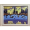 Image 3 : G.Shaw Spring Waters Oil on Board 12"x16"