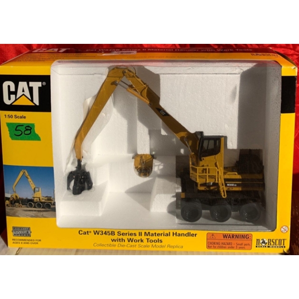 Norscot CAT W345B Series II Material Handler w/ Work Tools 1:50