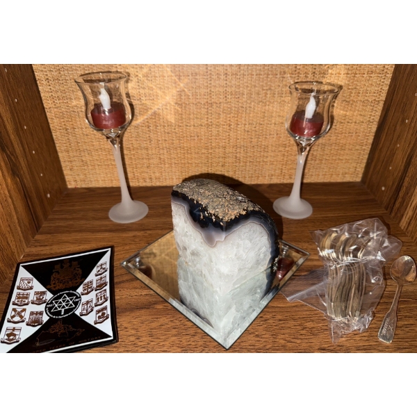 Geode Agate Slice 5T w/ Decorative Home Decor & more