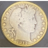 Image 2 : Authenticated Very Good 1913 Barber Silver Half Dollar