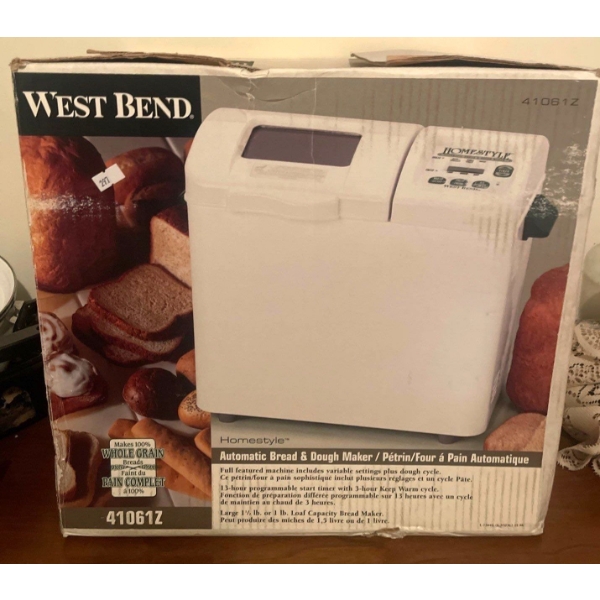 New West Bend Automatic Bread & Dough Maker 