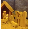 Image 3 : 13 Piece Wood Nativity Set 10T