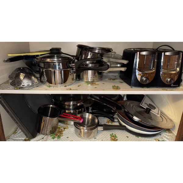 Culinary Collection - Pots Pans Lids Colander Toaster & More 