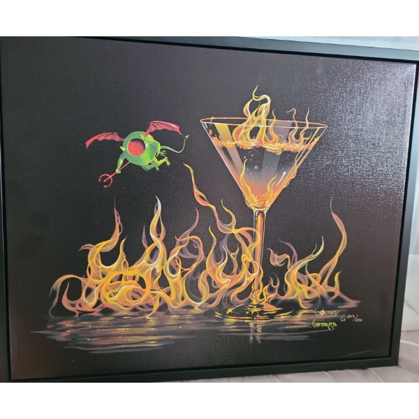 Hell of a Martini by Godard Ltd Edition Print 243/250 23 1/2 w 18 1/2