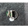 Image 7 : Rings (2 Unstamped, Silver Ring .925 Total Weight 9.5 G) Co-Op Hand Towel w/ Pins, Small Wooden Box 