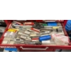 Image 15 : Gray Rolling Tool Chest With Extensive Mechanic and Machinist Hand Tools