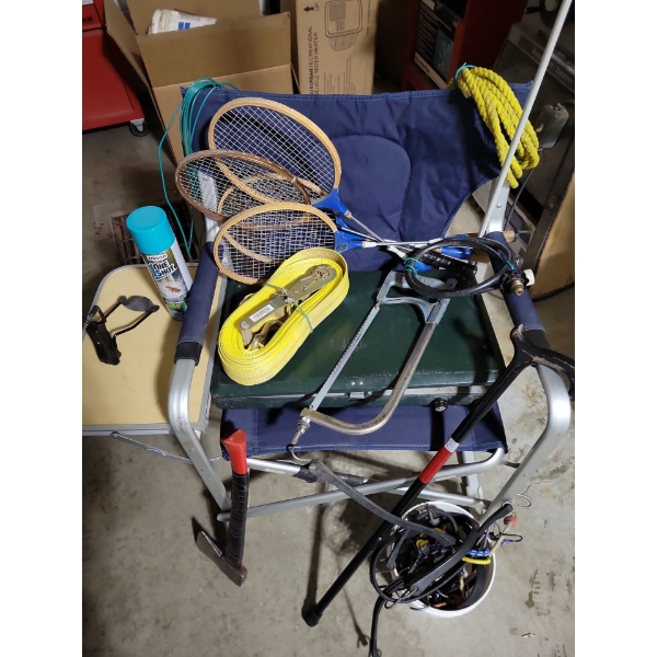 Campers Pack - COLEMAN Camp Grill Folding Law Chair Slingshot & More