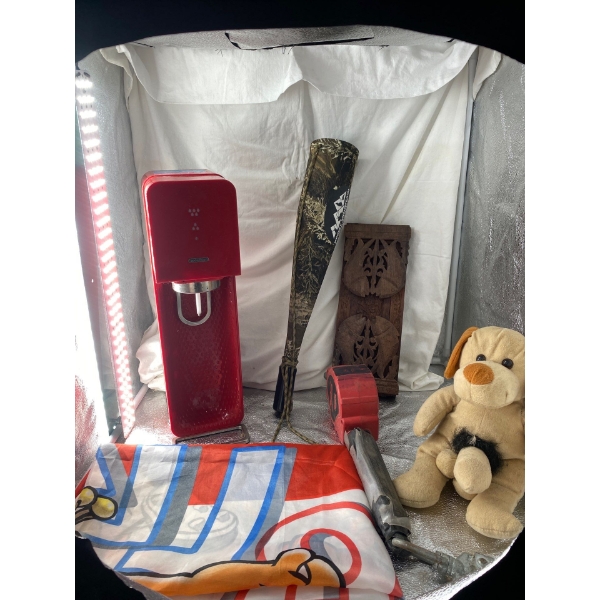 Soda Stream, Holland Flag, & Stuffed Animal