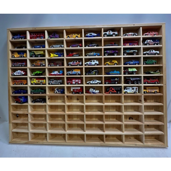 Large Collection of Match Box (50th Anniversary) in a Wooden Display Frame