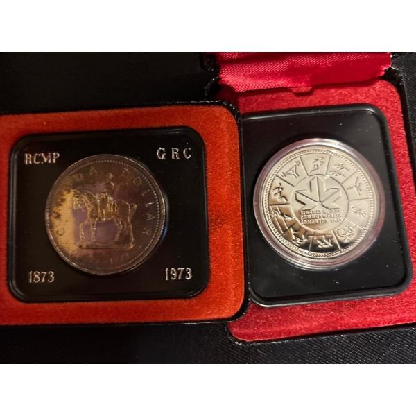 1973 , 1978 Canadian Silver Dollars 