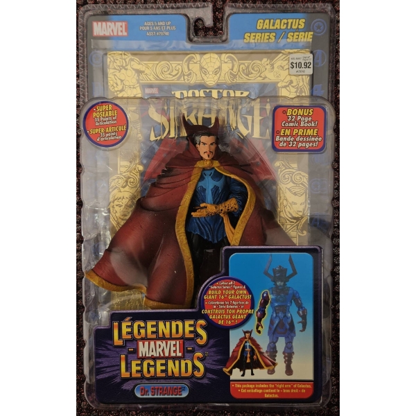 2005 Marvel Legends Doctor Strange Galactus Series Action Figure with Comic