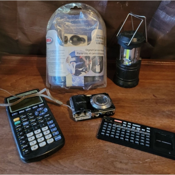 Gadget Pack - Cameras Palm Pilot Scientific Calculator & More 