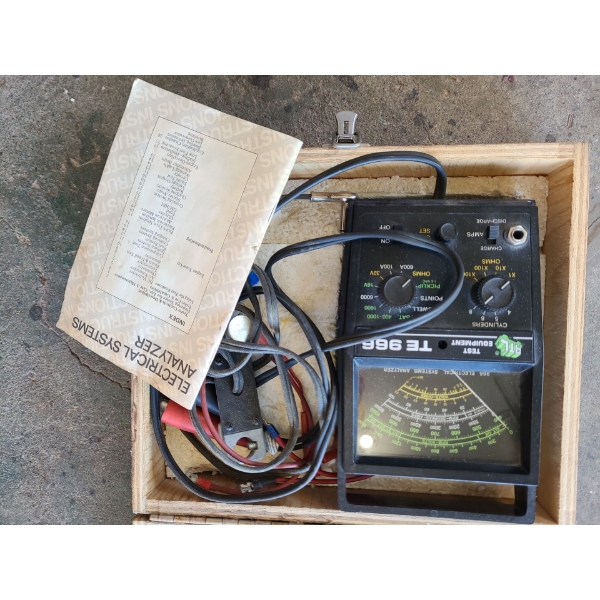 ATL Electrical Systems Analyzer in Wood Box.  Model TE966