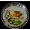 Image 1 : 2015 $20 Venetian Glass Turtle with Broadleaf Arrowhead Flower - 99.9% Fine Silver Coin - #1