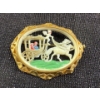 Image 3 : Maloupa Paris Celluloid Lovers Chariot Brooch